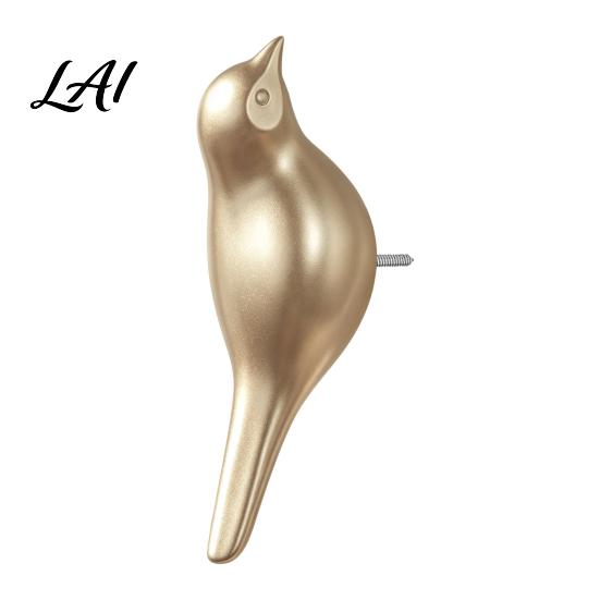 Heavy Duty Resin Hooks Bird Wall Hook Mounted Space Saving Shape Organizer Decorative Hanger for Coats Hats And Towels Unique Design