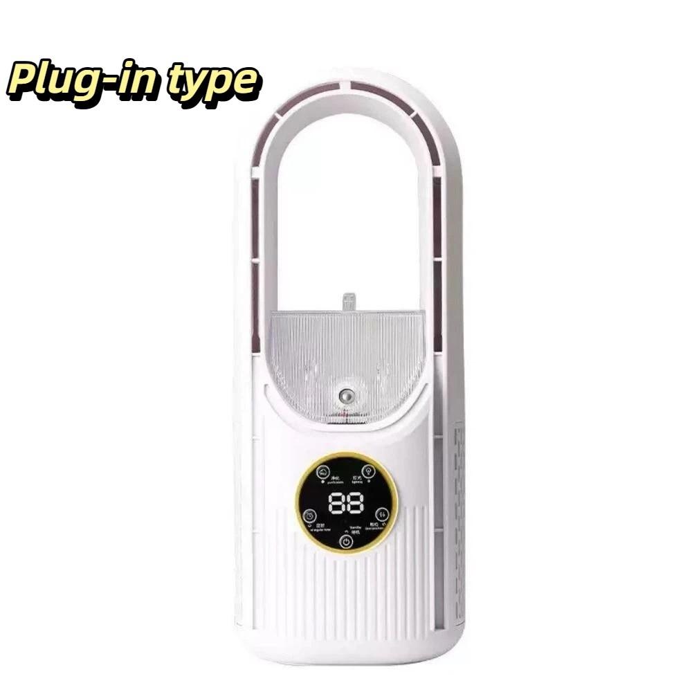 6 Speed USB Fan Silent Timer Leafless Fan Flexible Usage Electric Fan Desktops