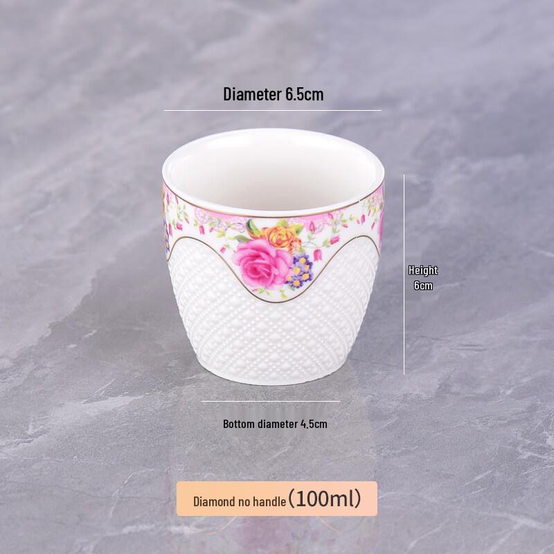 ZISIZ Ceramic Gongfu Teacup with Infuser