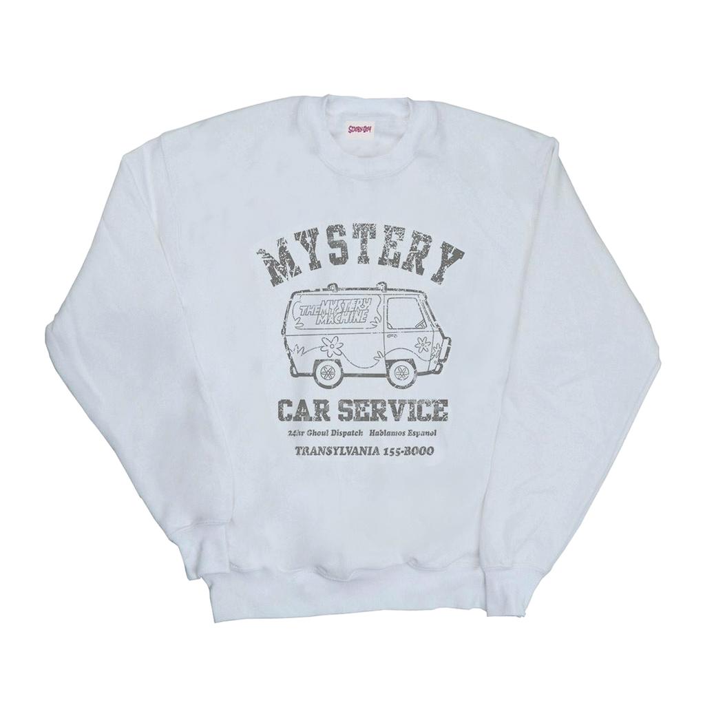 Scooby Doo Mens Mystery Car Service Sweatshirt