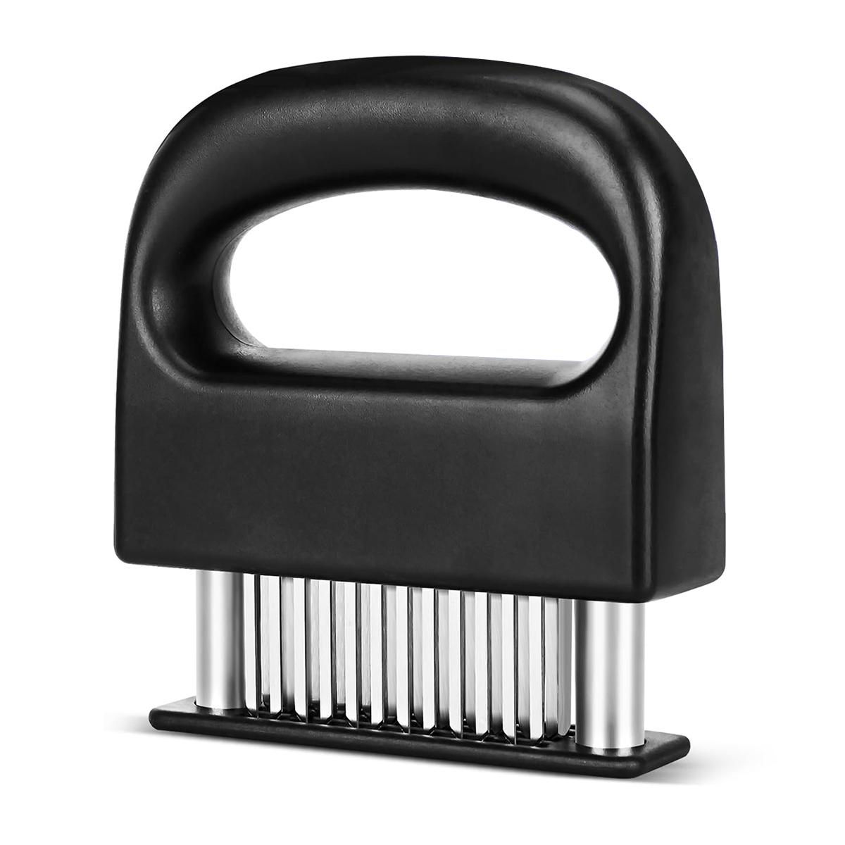 

Инструмент для размягчения мяса с 48 игольчатыми лезвиями из нержавеющей стали, размягчение стейка, курицы, птицы, индейки, говядины, кухонные гаджеты чёрный