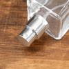 Transparent Glass Perfume Spray Bottle with Bayonet Cap