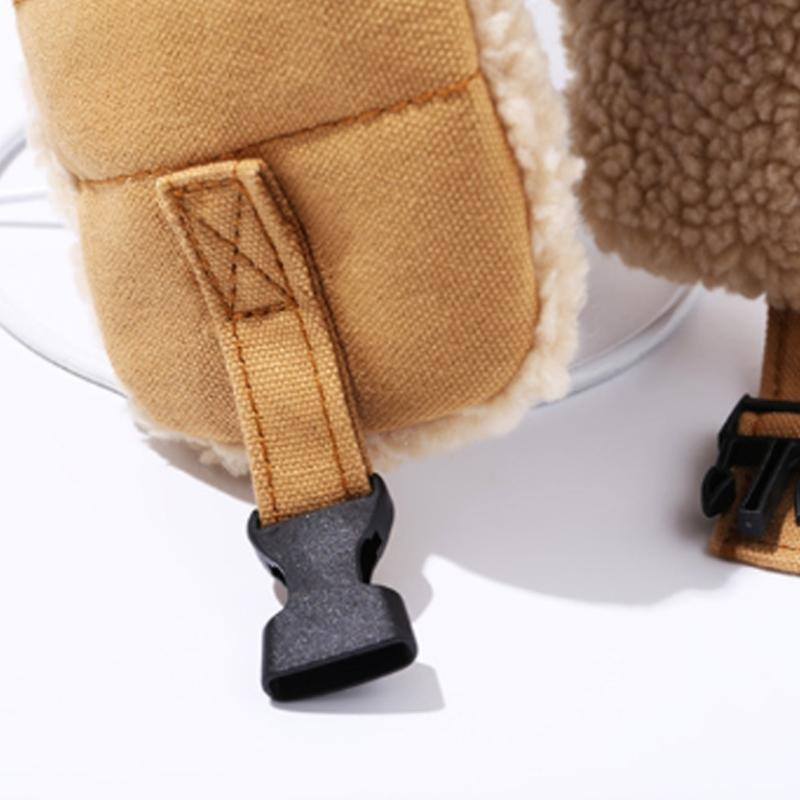 Thick Ushanka Costume Hats Cool Goggles Earflaps Soft Cosplay Bucket Hat Costume Hats Soft Ushanka Hat