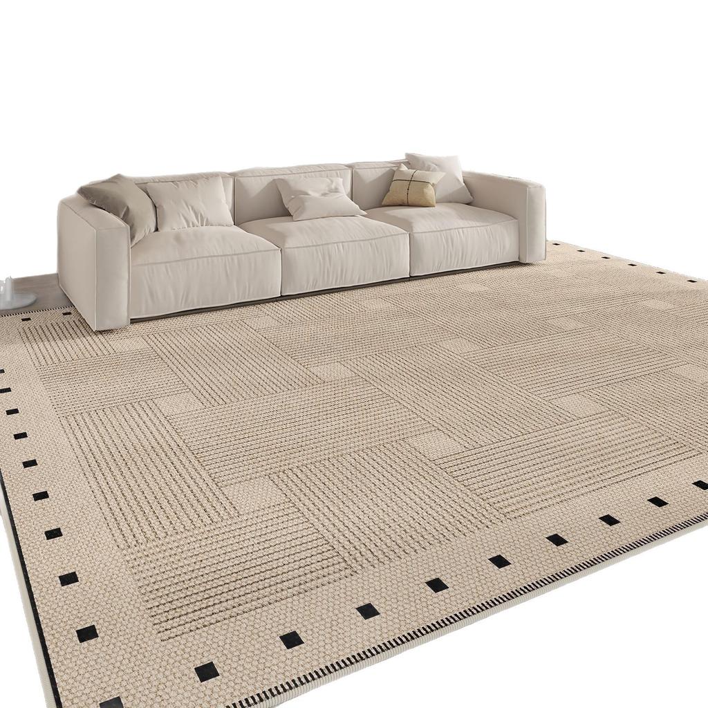 Carpet Living Room French Antique Style Leave-In Washable Environmentally Friendly Waterproof And Anti-Fouling Sand Bedroom Floor Mat Premium Carpet