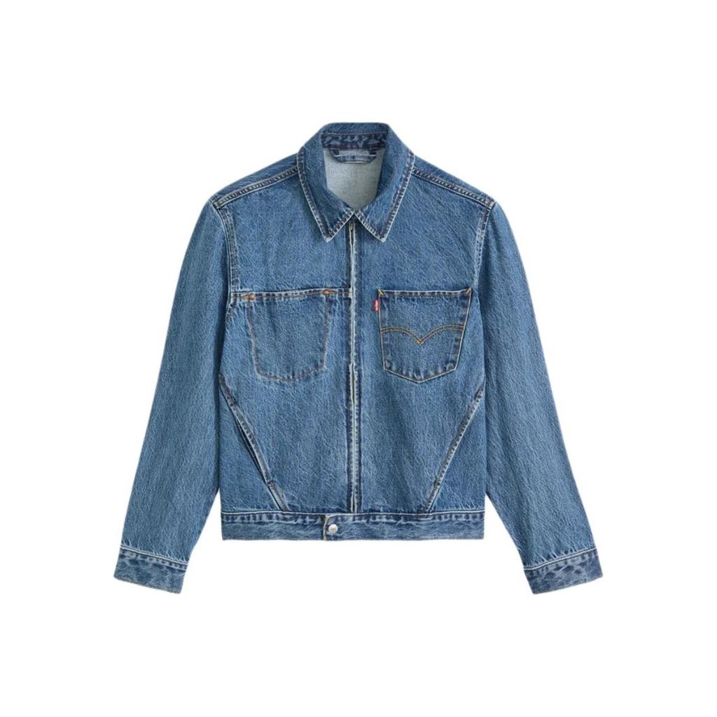 Levis Comfortable Versatile Casual Lapel Loose Denim Jacket Men Jackets 003M3-0001