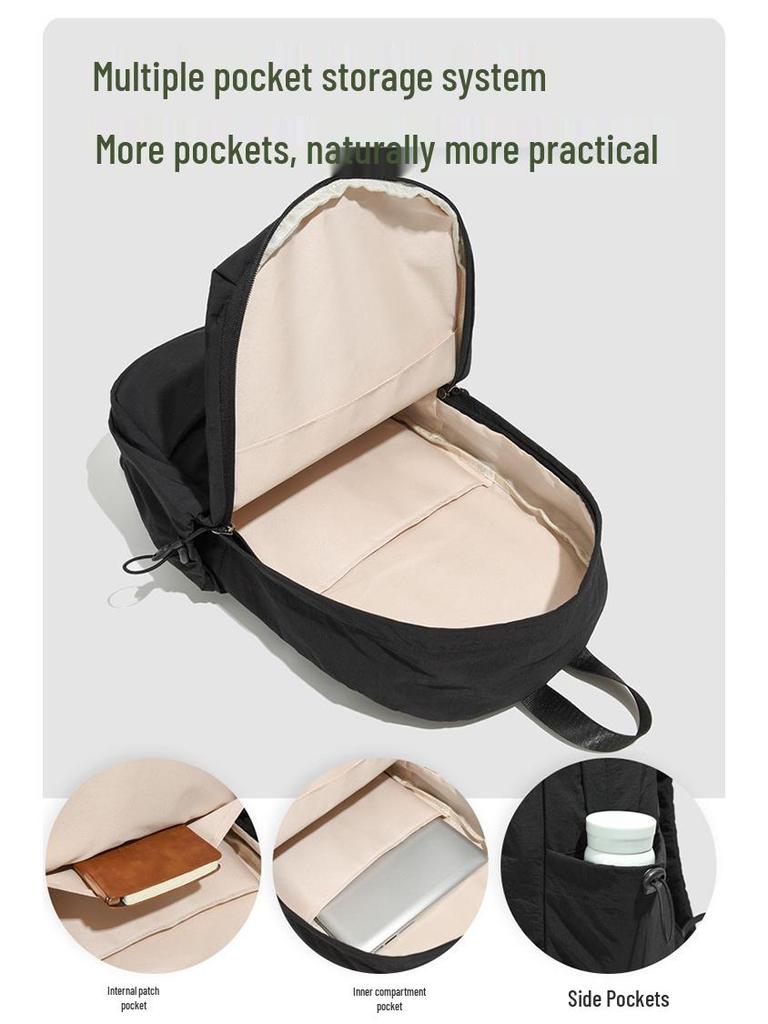 Women's Lightweight Waterproof Nylon Backpack - Versatile Outdoor, Travel & Mountaineering Bag with Large Capacity. Suitable for Men & Women.