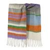 Shawl scarf niche design high sense contrasting color scarf scarf fringed shawl