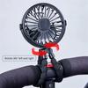 New Multifunctional Childrens Stroller Mini Fan Portable USB Charging Small Fan Mobile Phone Holder Outdoor Handheld Octopus Fan
