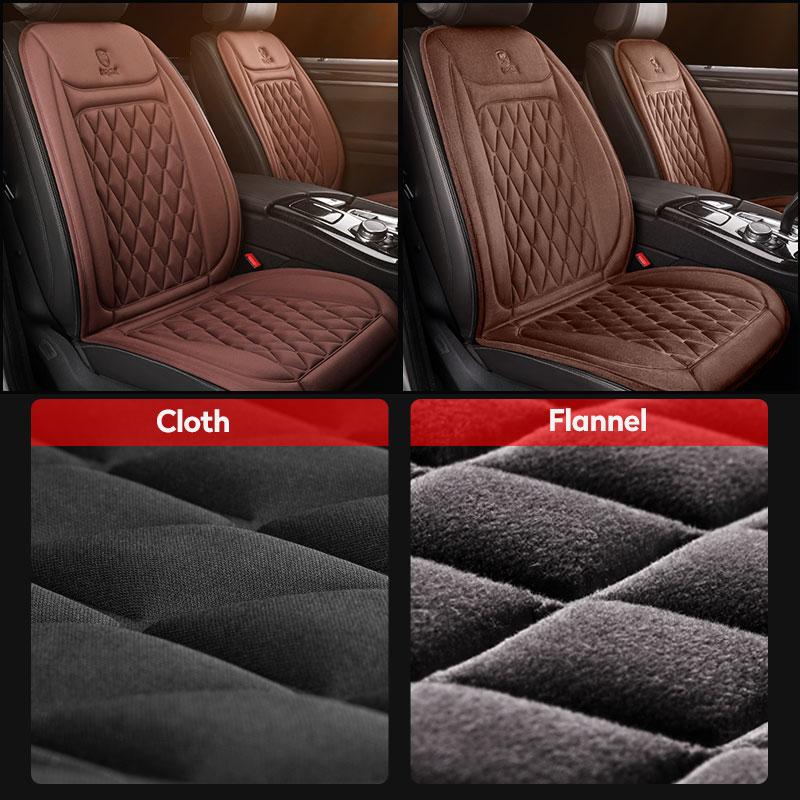 Heated Car Seat Cover 12-24V Universal Car Seat Heater 30'S Fast Heating Pad Thicken Car Heated Seat Cushion Warm Seat Protector