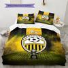 Deportivo Chicara FC Pattern Bedding Set Quilt Cover Pillowcase Home Decor Gift (1 * Duvet Cover + 2 * Pillowcase, Without Core)