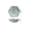 Starry Sky Blue Japanese Ceramic Floral Dipping Dish