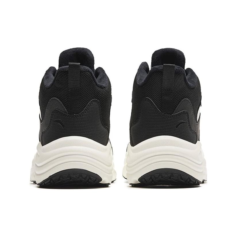 Anta Cushioning, Wear Resistant Low Top Running Shoes Women's Black White 922358984-4