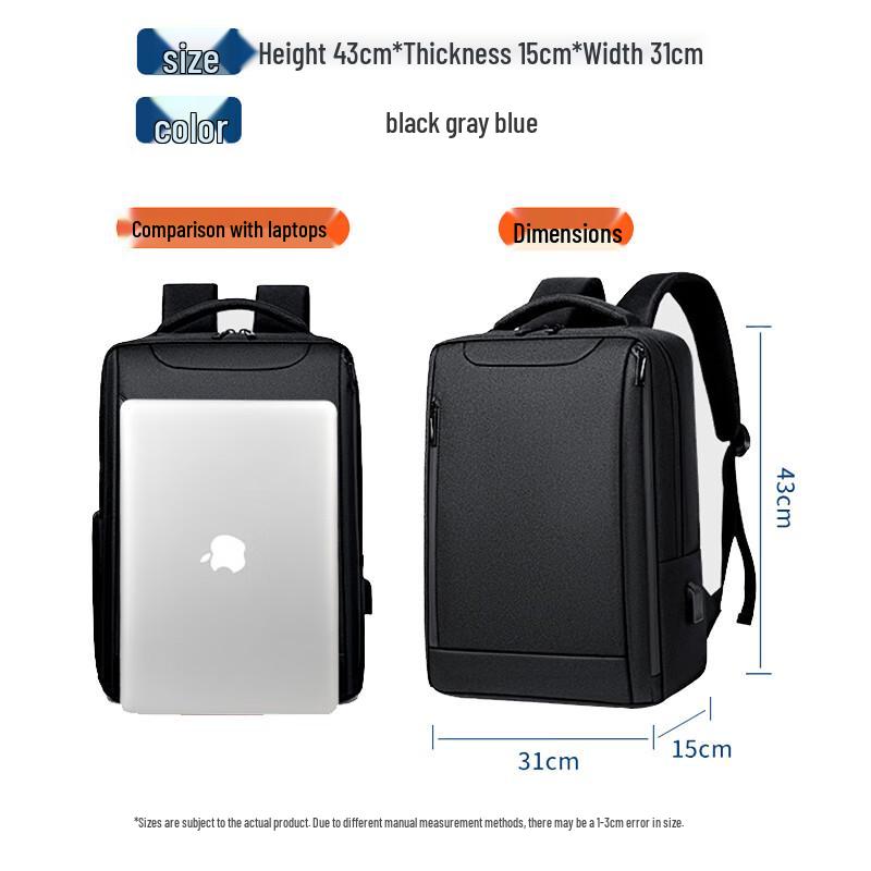 LingJing Men's Business Backpack