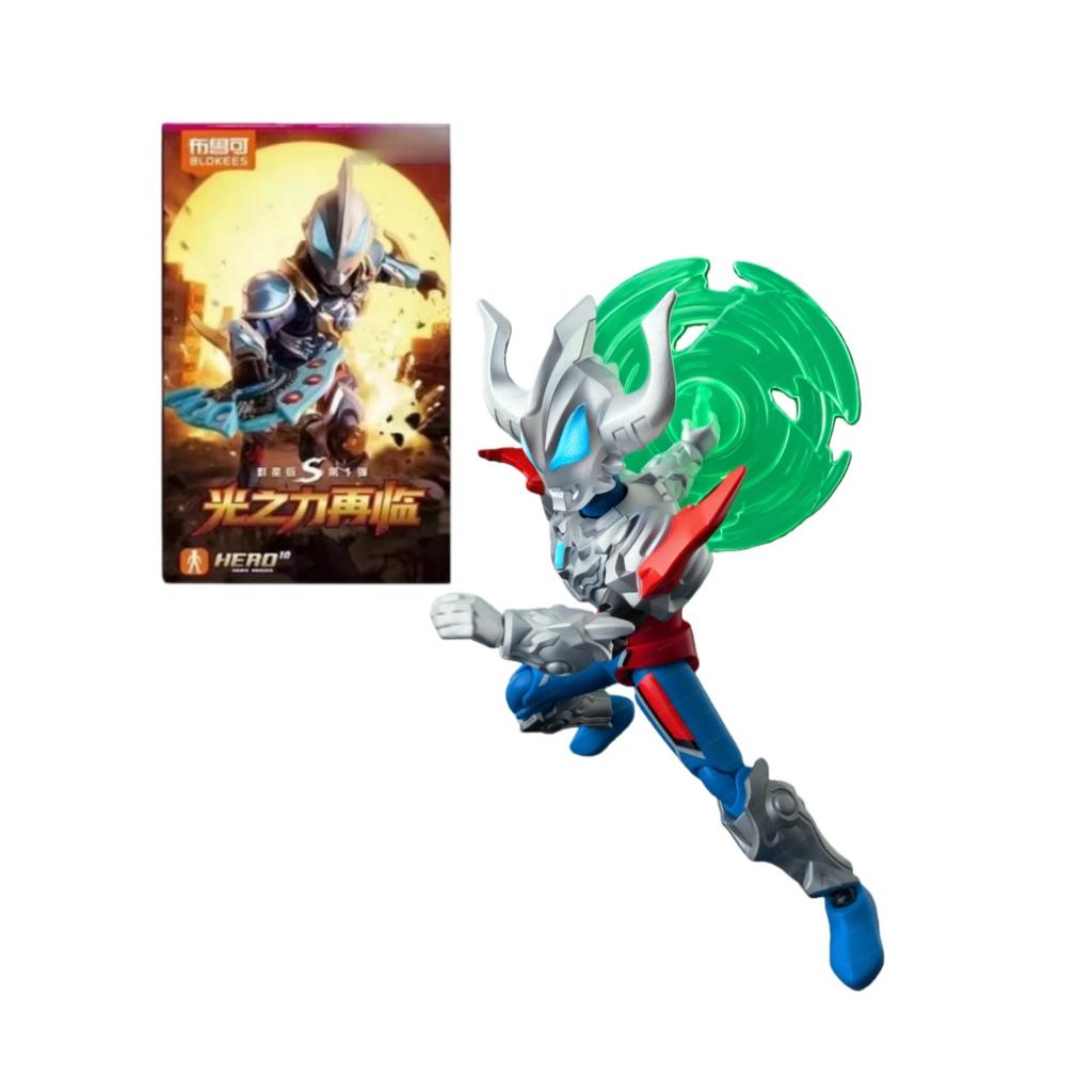 Blokees Ultraman Building Blocks Star Version S Wave 1 Genuine Geed Tiga Assembled Action Figure Toy In Stock