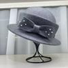 French romantic concave top beret foreign style top hat autumn and winter travel shopping photo pure wool small pot hat women