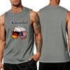 Men's Sleeveless Tank Top Oktoberfest Print Loose Fit Casual Summer Vest Breathable Lightweight Muscle Shirt for Daily Wear