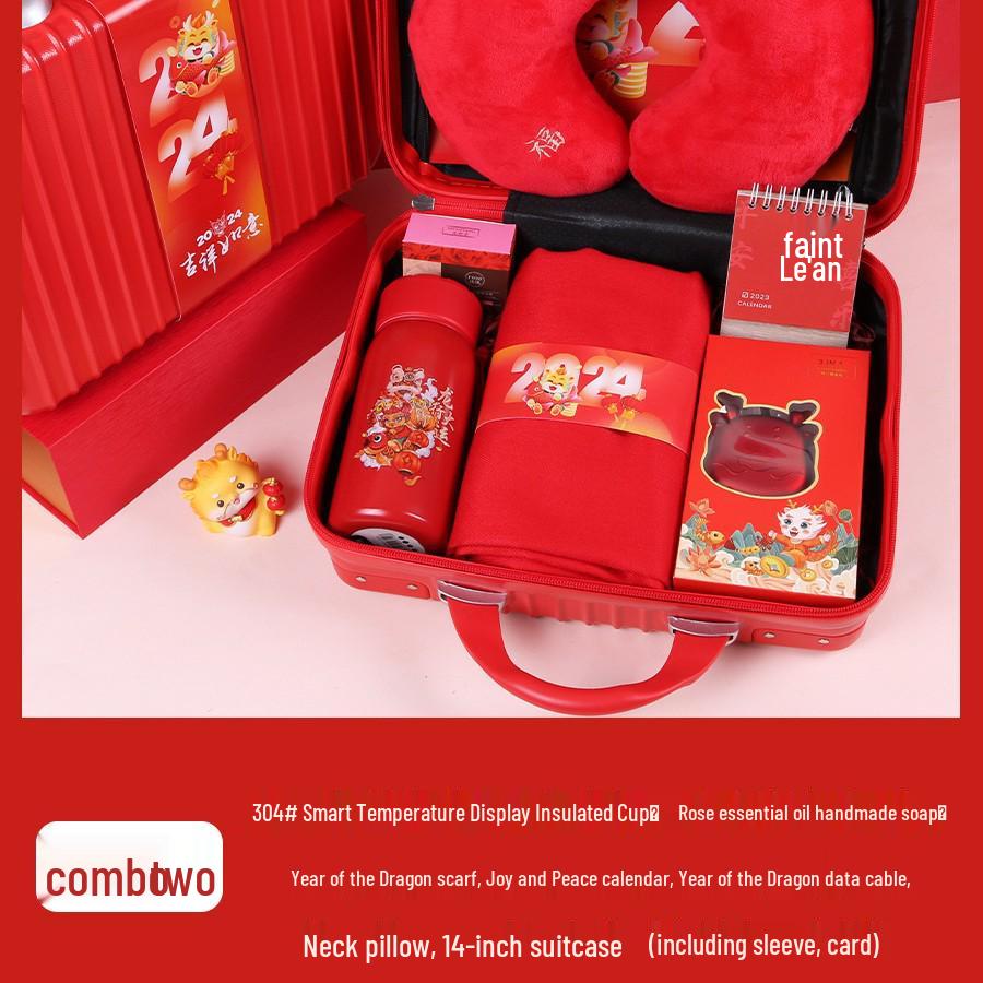 Drachenjahr Isolierbecher Geschenkset für Jubiläen und Firmenveranstaltungen