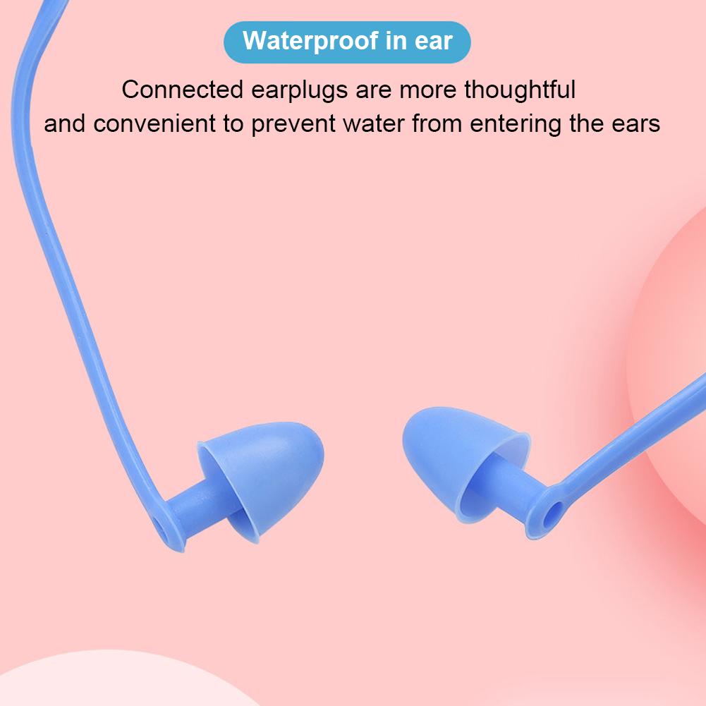 Children Silicone Swimming Goggles Waterproof Anti-fog Eye Protection Swim Eyewear With Earplugs