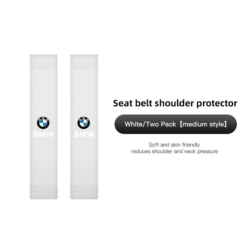 2PCS Car Seat Belt Pad Cover Suede Soft Car Shoulder Pad for BMW M E28 F40 F10 F30 E87 E90 50th F20 E46 E92 E91 E60 E70 E39 E36 Gjbn47