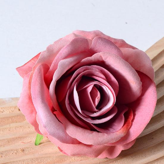 Artificial Rose Flower Heads 2.3" Fake Silk Rose Heads for Wedding Centerpieces Bridal Bouquets DIY Floral Crafts