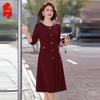 Elegant Slimming A-Line Midi Dress for Women
