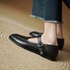 Fashion 2025 NEW Spring Women Loafers Genuine Leather Shoes for Women Round Toe Low Heel Women Pumps Retro Soft Ladies Shoes