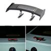 Adjustable Solar LED Rear Spoiler Wing Racing Flashing Lamp Air Deflector Decor