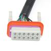 Waterproof Dustproof Automotive Front Headlight Wiring Adapter Connector Plugs Play for 7L6971071A Halogen Compatibility