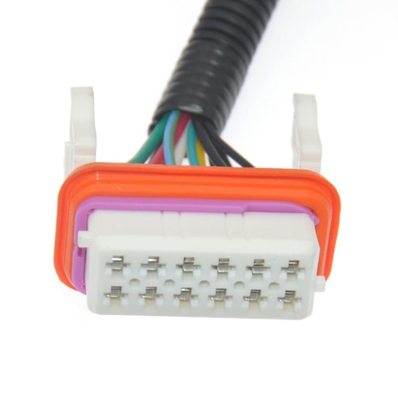 Waterproof Dustproof Automotive Front Headlight Wiring Adapter Connector Plugs Play for 7L6971071A Halogen Compatibility