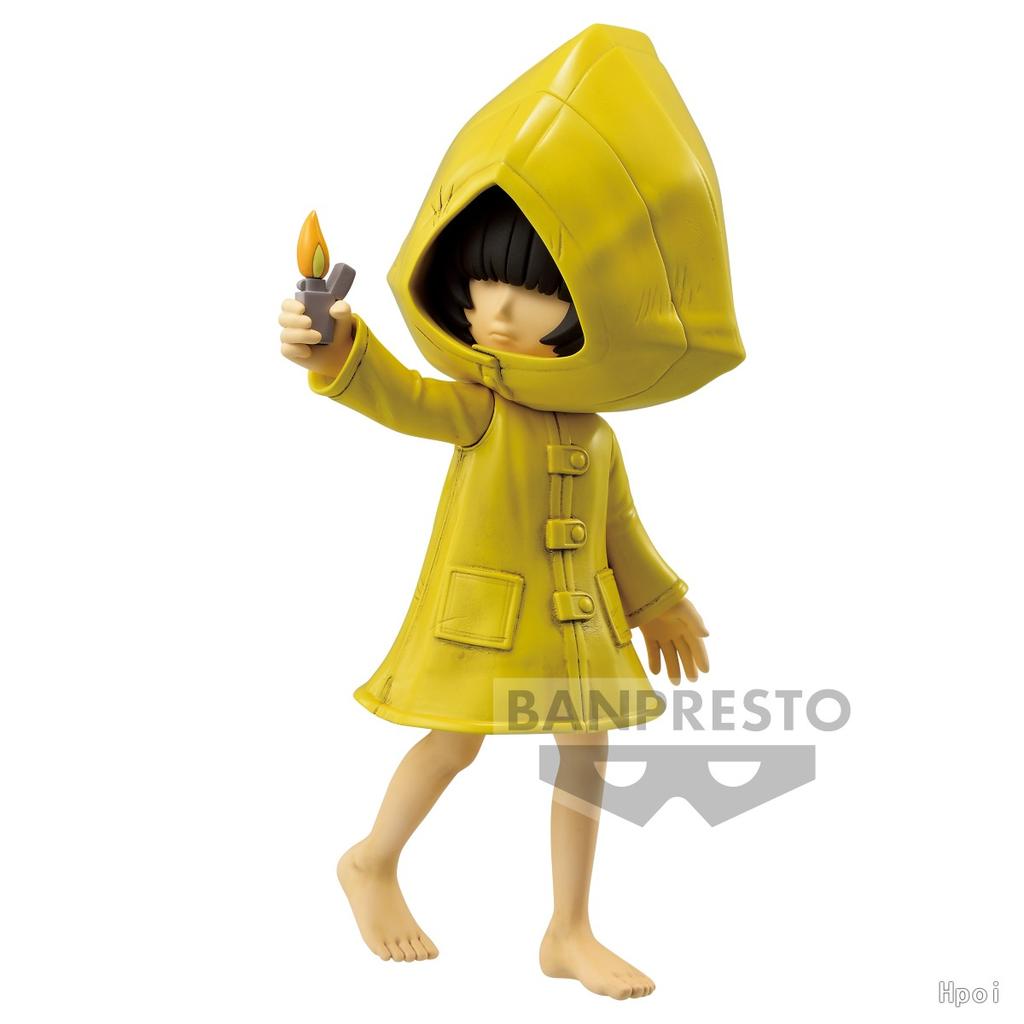 17CM Anime Gam Little Nightmares Six Figure Yellow Raincoat Dress Up Model mono Toy Doll Standing Position Aciton Figure PVC