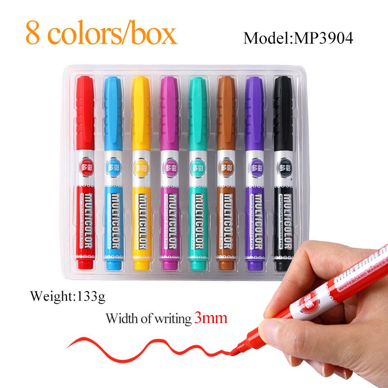 Baoke Refillable Color Whiteboard Marker Office School Home Classroom Supplies Children s Drawing Pen Erasable Markers