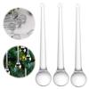 Clear Christmas Teardrop Hanging Ornaments Clear Glass Decor Hanging Raindrops Tree Pendants Christmas Crystal DIY Chandeli M1Z0
