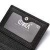 Genuine Leather Credit Card Bag Wallet Ultra-thin Fold Unisex Purse Credit Card ID VIP Bank Slim Bag Simple Business Card Holders