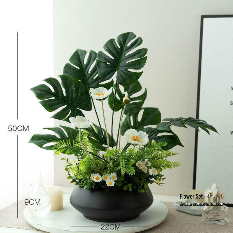 Premium Artificial Green Plants for Home Decor – Perfect for Living Room, Dining Table, TV Stand, or Entryway