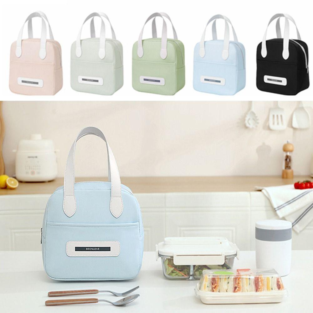 Portable Insulated Tote Bag Handheld Thermal Lunch Pouch Fashion Insulated Cooler Bags  Picnic