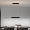 Italian Minimalist Long Strip Chandelier for Dining Room or Bar