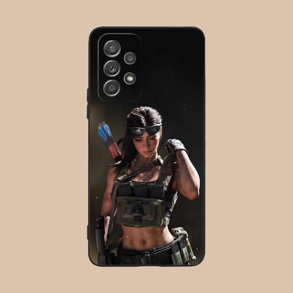 Game Delta Force Matte TPU Mobile Phone Case for Samsung Galaxy M55 54 42 35 34 33 32 23 22 15 14 13 12 F55 5G Colorful Cover