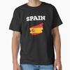 Spain Flag Spanish Flag Spanish Gift Spain Cl Tshirt Made In Usaus Size S2xl