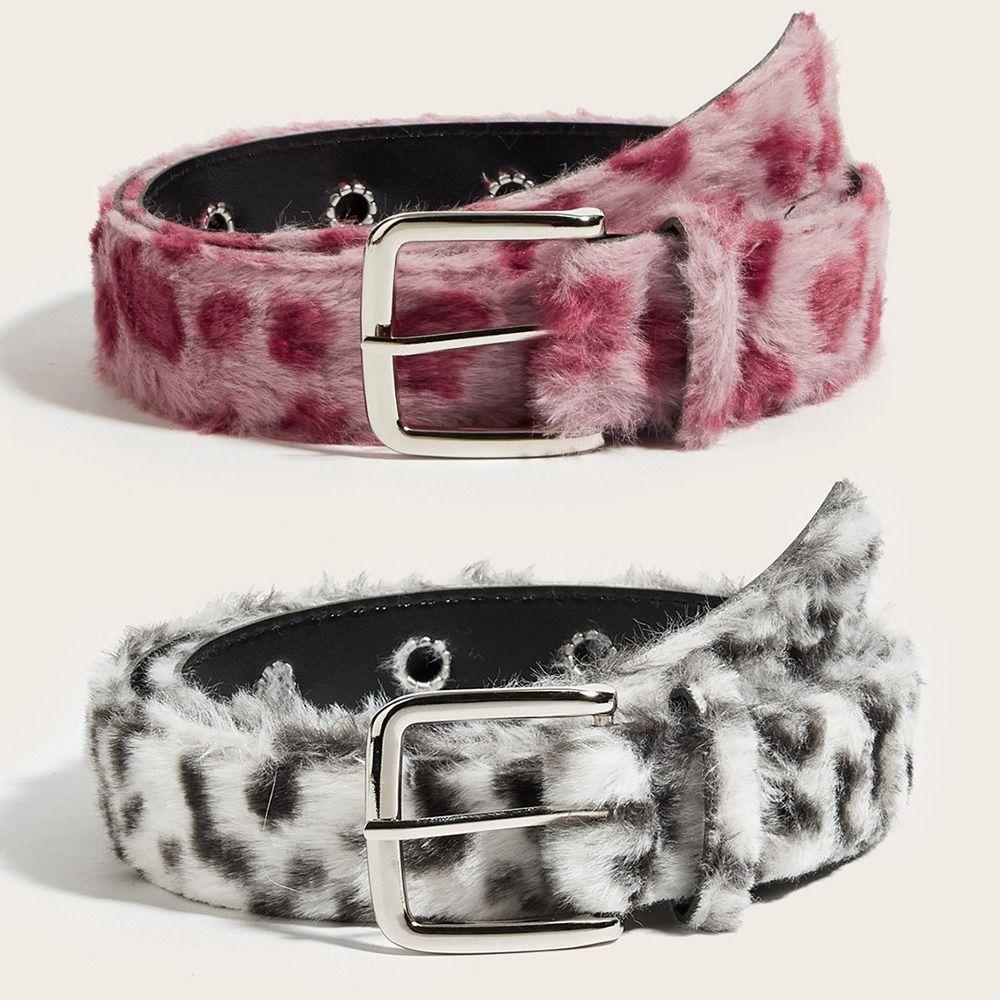 Plush Women's Belt Pin Buckle Waistband Trend Waist Belt Trouser Dress