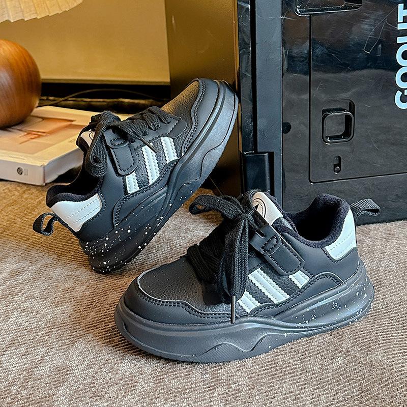 Winter Plus Velvet Warm Boys and Girls Casual Fashion Comfortable Soft Sole Sports Shoes
