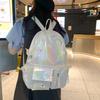 Schoolbag Symphony Pearlescent Lightweight Anti-splashing Schoolbag Korean Version Harajuku Ulzzang Backpack Female College Student Backpack Female