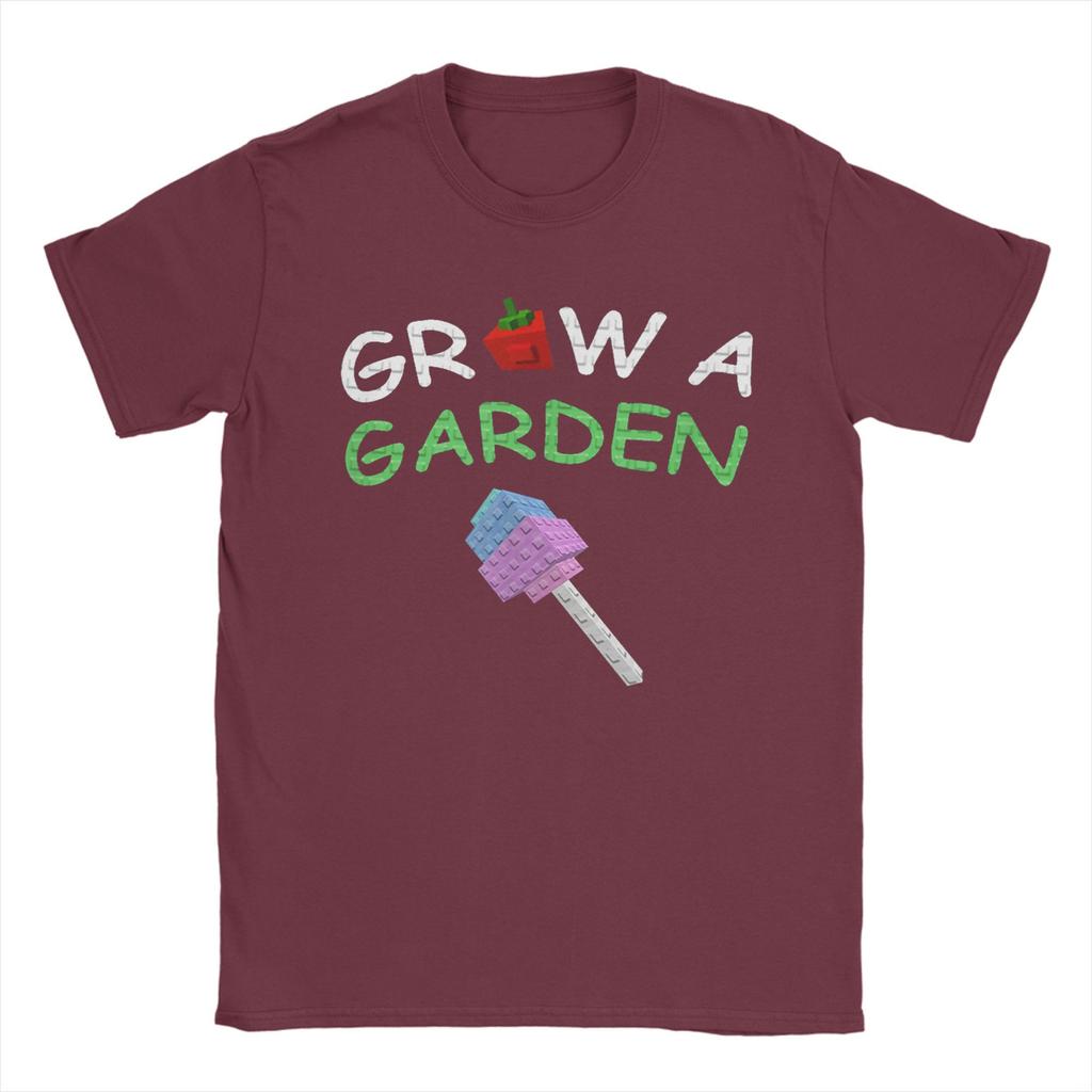 Grow A Garden Candy Blossom Fruit Gamer Men T Shirts Short Sleeve Round Neck T-Shirt 100% Cotton Adult Clothing