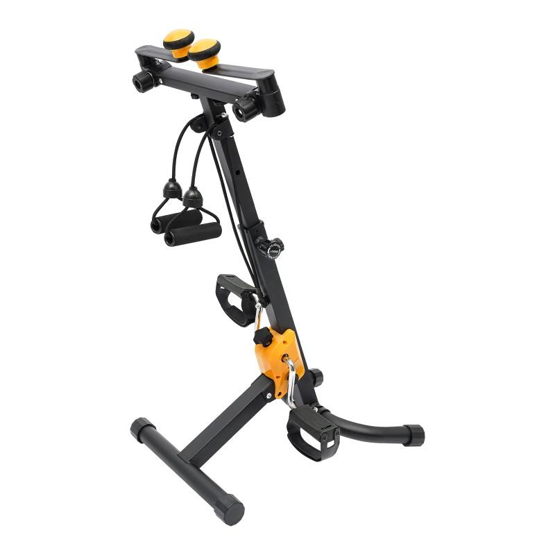 Foldable Home Pedal Exercise Bike Cycling Stepper Pedal Exerciser for Seniors