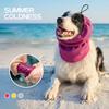 Breathable Quick Dry Dog Cooling Head Cover Elastic Adjustable Summer Cool Down Heat Relief Dog Snood Scarf Outdoor Accessories