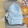 Schoolbag1011 new schoolbag female ins niche middle and high school large capacity star printed backpack female student computer bag