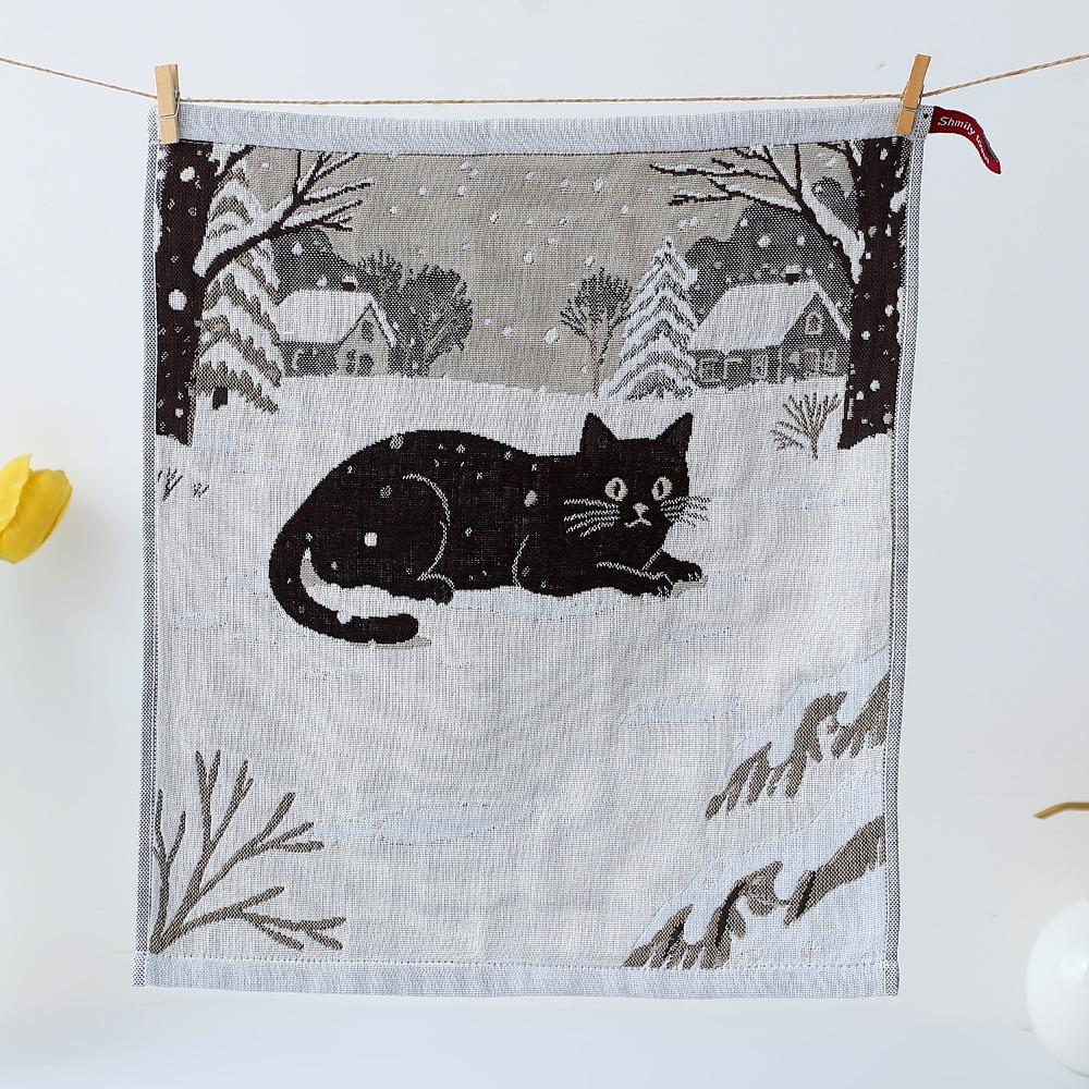 New 34x40cm Large Hand Towel 4 Layer Cotton Gauze Quick Dry Pure Cotton Dish Cloth Decorative Tea Towel Home Restaurant