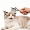 Dog And Cat Dematting Brush & Undercoat Rake, Professional Pet Dematting Comb With Wood Handle, Stainless Steel Deshedding Tool