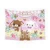 VIKAMA Dreamy Cartoon Fairy Tale Style Tapestry Childrens Room Mother and Baby Room Girls Room Coffee Shop Ins Style Wall Decor