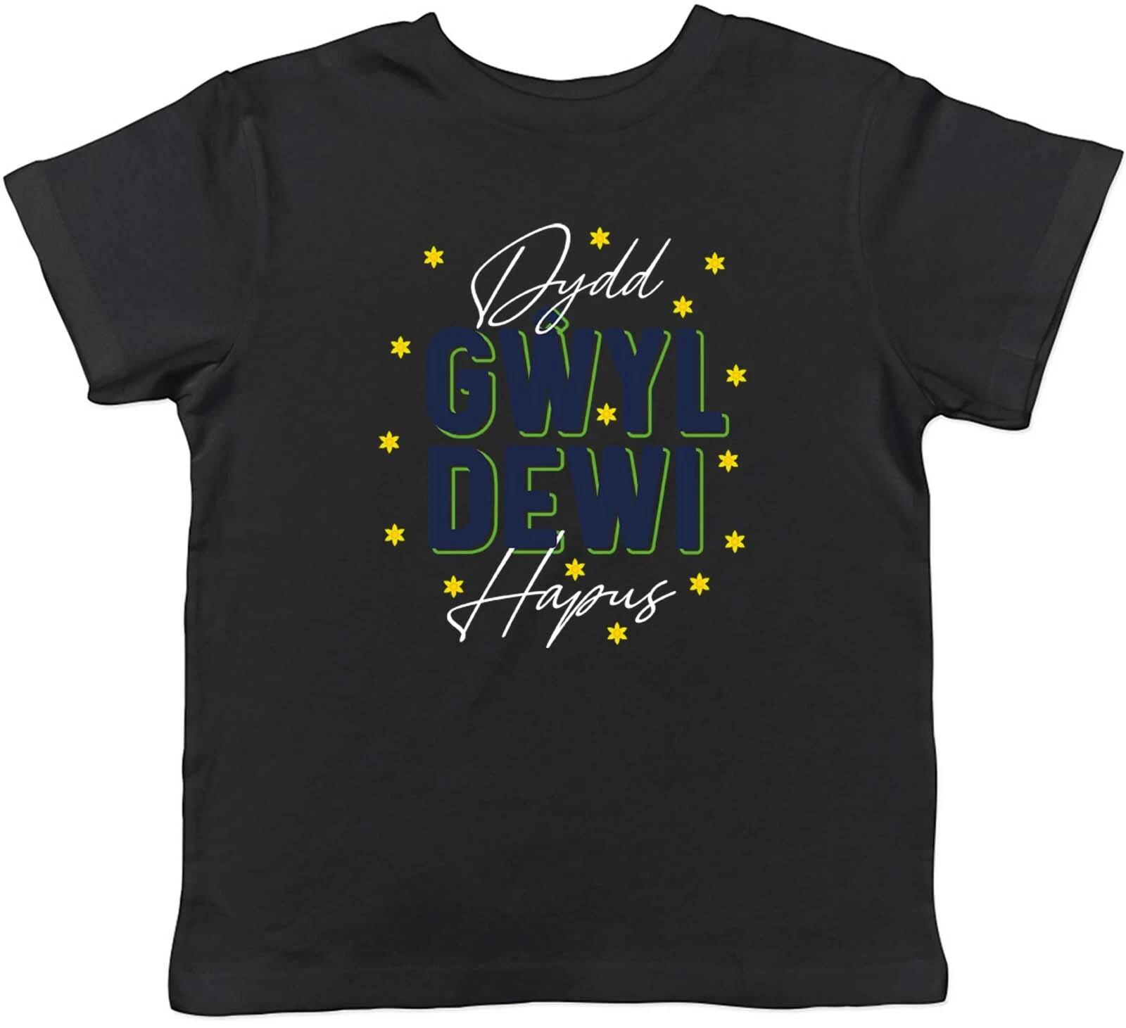 St Davids Day Kids T-Shirt Dydd Gwyl Dewi Hapus Childrens Welsh Boys Girls Gift 150