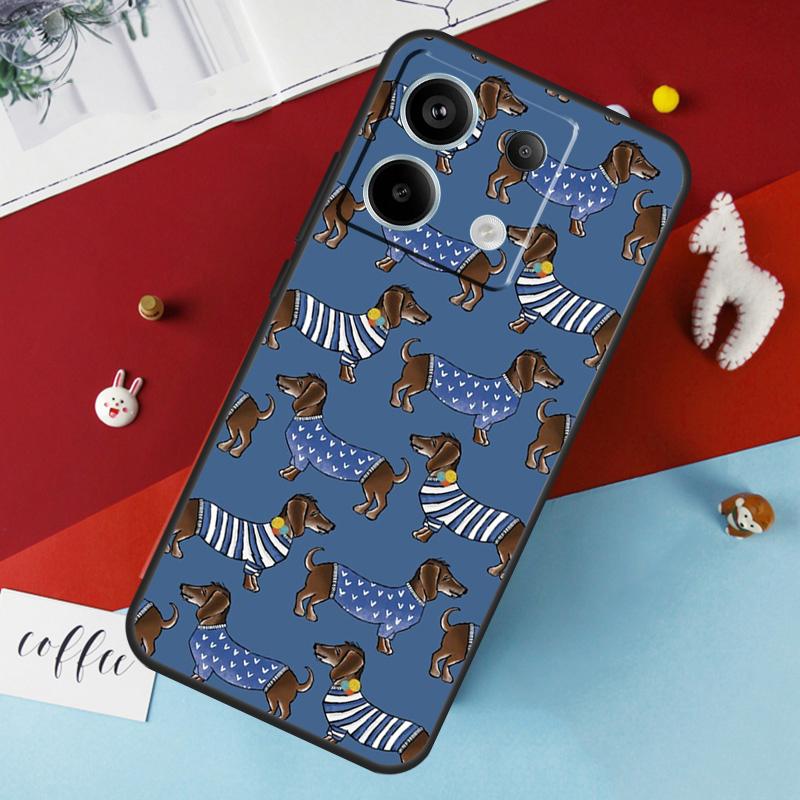

Милый чехол с изображением собак и таксы для Xiaomi Redmi Note 13 12 10 8 9 11 Pro 12S 10S 11S Redmi 13C 10A 10C 9C 12C Redmi Note 11S